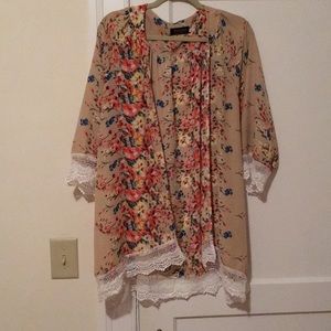 Floral layering piece